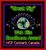 Great Gig - Web Site Excellence Award