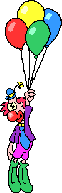 Clown with Balloons