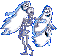 Ghosts with Sketeton
