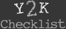 Y2K Checklist